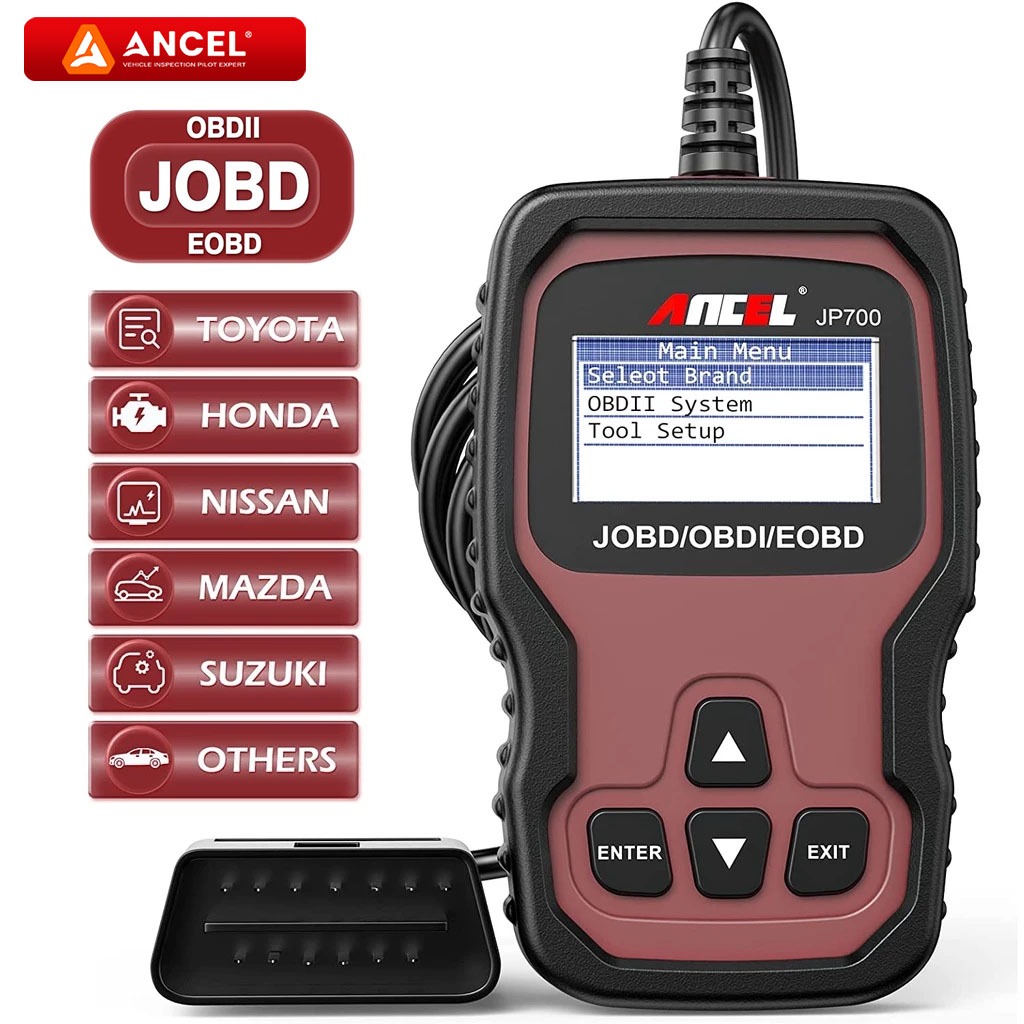 ANCEL OBD2 Scanner Mobil Automotive Diagnostic Tool JP700 OBDII OBD2 Scanner Car Baca Kode Mesin Mul