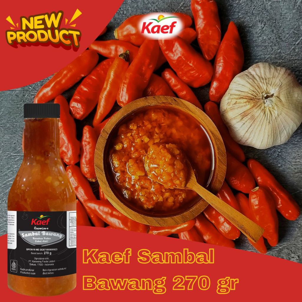 Kaef Sambal Bawang 270gr