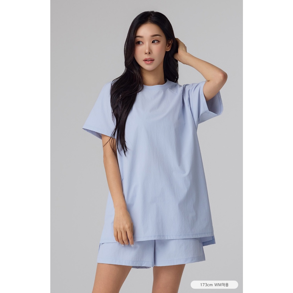 Kaos Wanita STL Cooling Face Woven Box Hip Cover Short Sleeve - Kaos Olah raga Quick Dry