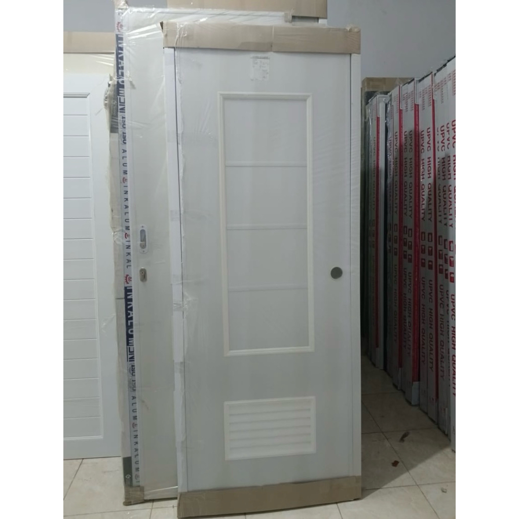 Pintu Pvc Custom daun pintu tanpa kusen