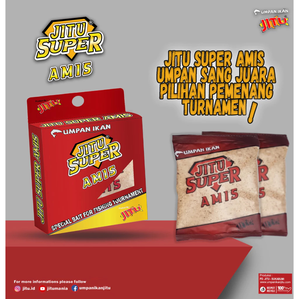 UMPAN PANCING JITU SUPER SPESIAL PELET IKAN UMPAN IKAN MAS BAWAL NILA PATIN MAS