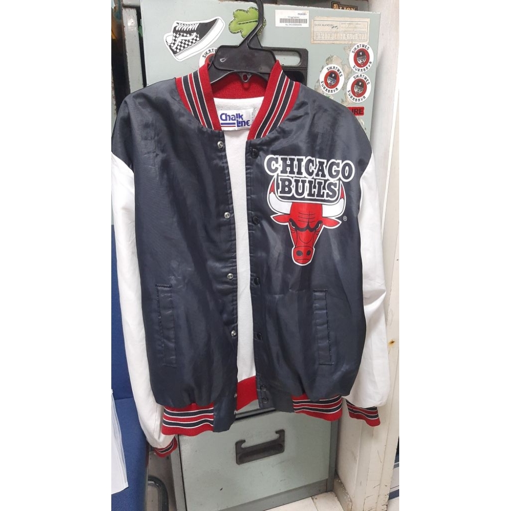 JAKET VINTAGE VARSITY CHICAGO BULLS