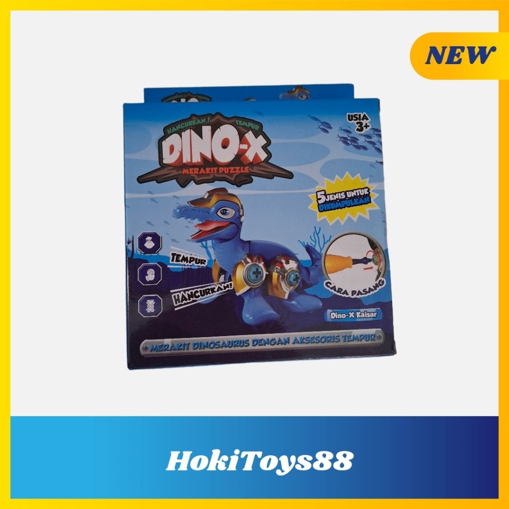 Dino-X Merakit Puzzle Dinosaur