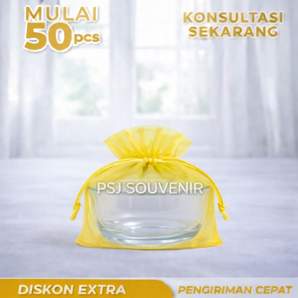 Kantong tile kemasan souvenir mangkok