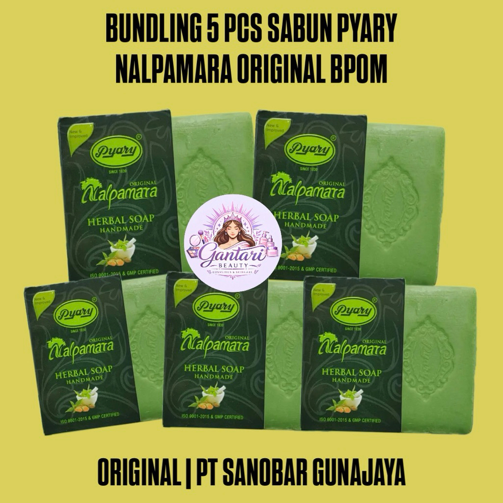{HARGA GROSIR} BUNDLING 5 PCS SABUN PYARY NALPAMARA ORIGINAL BPOM | PT SANOBAR
