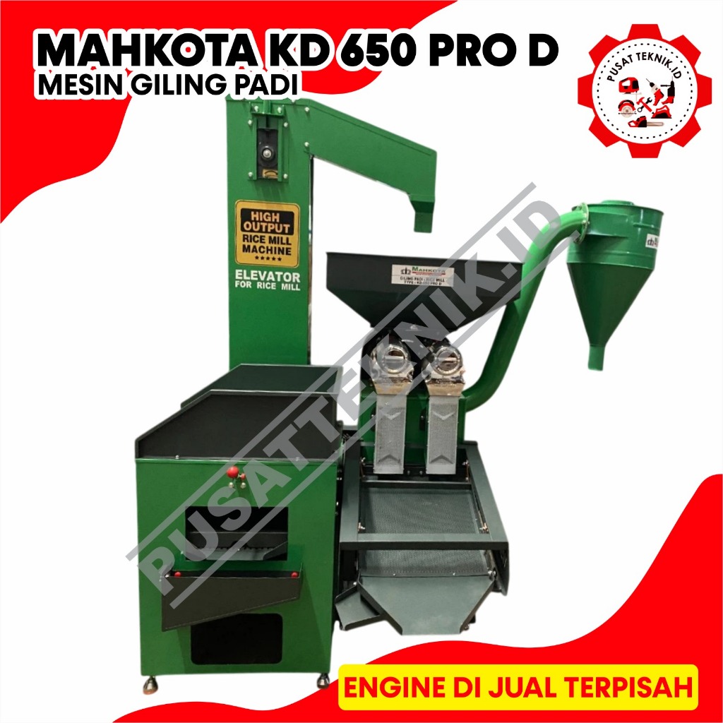 Mesin Penggiling Padi MAHKOTA KD650PRO D / Rice Polisher Beras Kebi Mini KD 650 PRO D KD- 650 PRO Me
