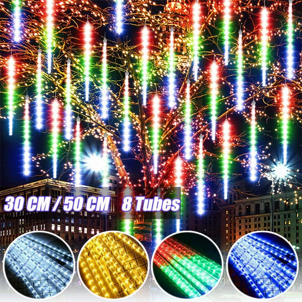 2026 50CM 8Tubes Lampu Hias 17 agustusan merah putih 8Mode EU Plug Lampu Lampu Hias Merah Putih 50cm