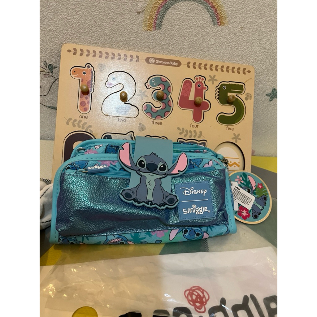 tempat pensil Disney Stitch smiggle ori