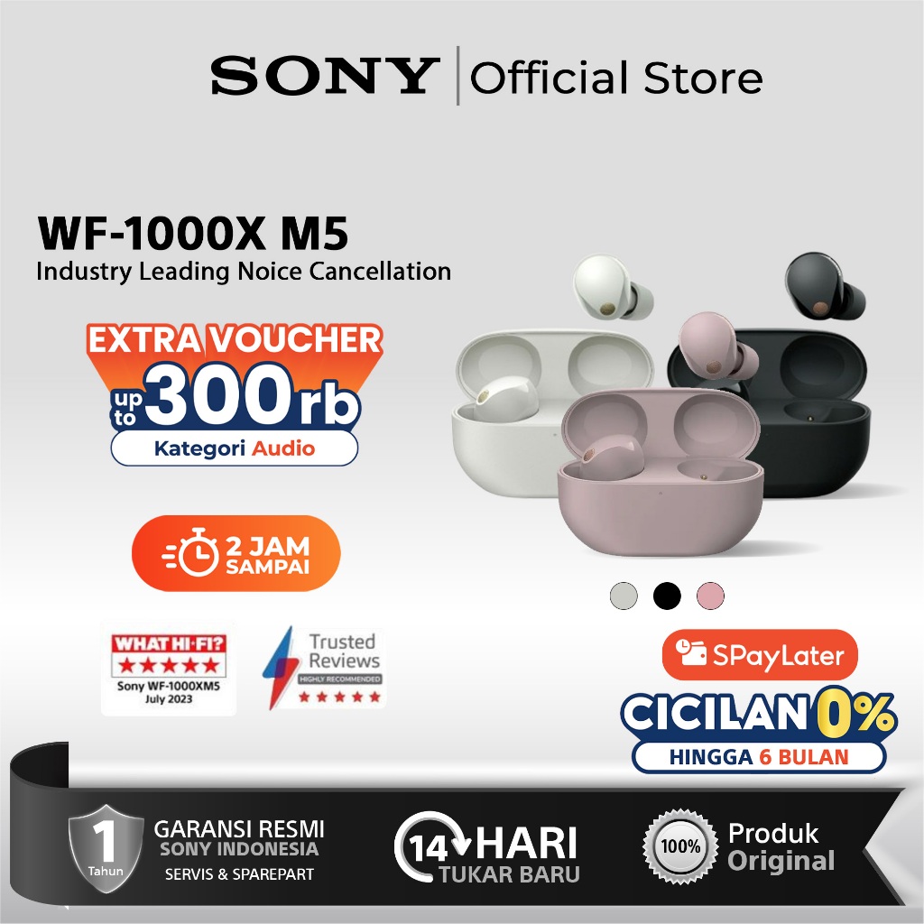 Sony WF 1000XM5 / WF 1000XM5/ WF1000XM5 Headphone Noise Canceling