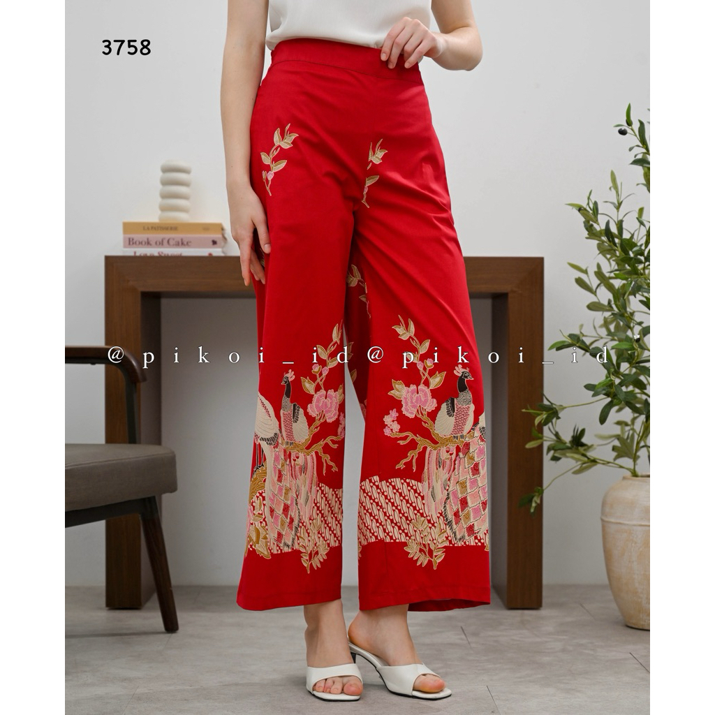 Celana panjang batik wanita modern / celana kulot batik / 4160