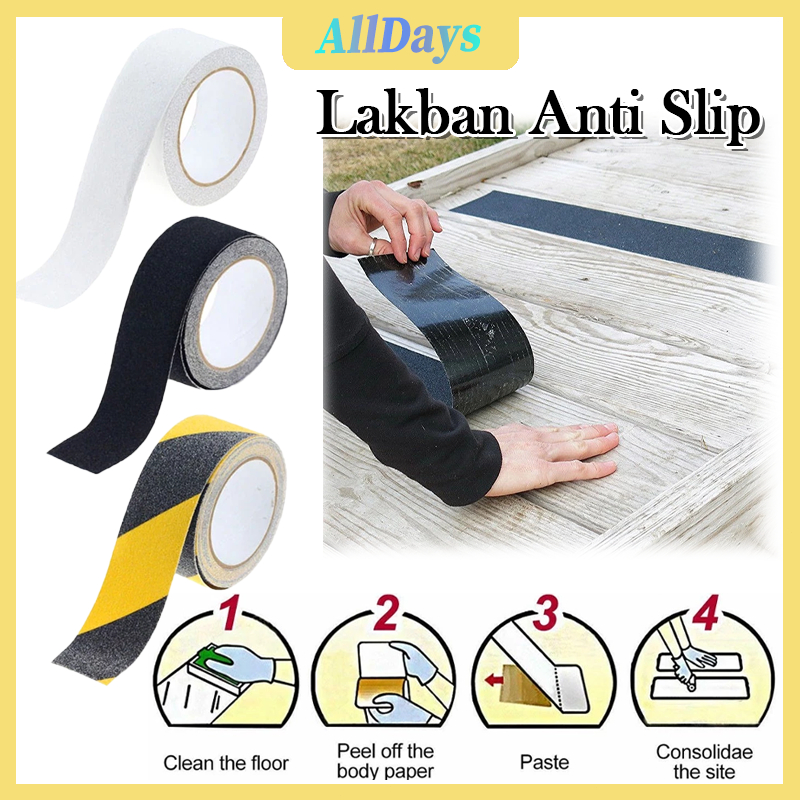 Lakban Anti Slip /sticker walk lantai tangga-Untuk Tangga Keramik Lantai Licin Waterproof Kasar