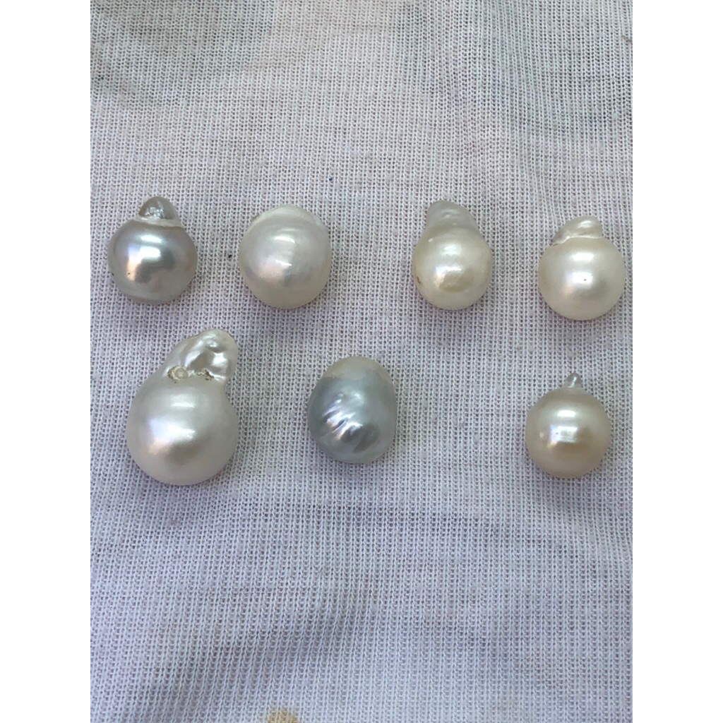 butiaran mutiara air laut baroq white mutiara baroque