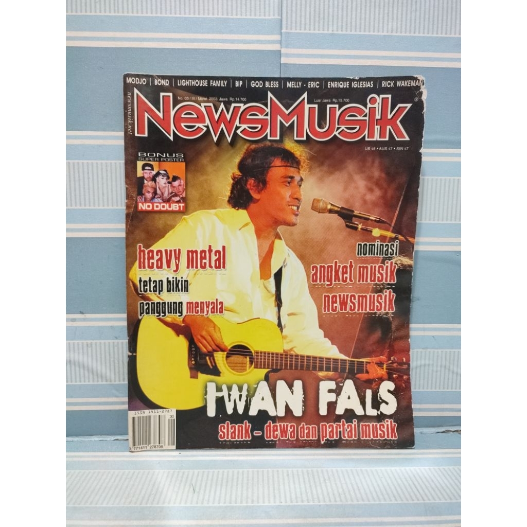Majalah news musik iwan fals slank dewa dan partai musik