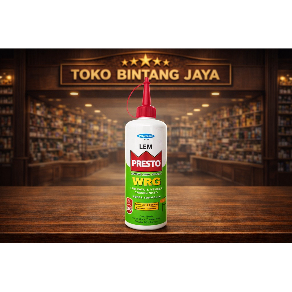 Lem Kayu Presto WRG 600 Gram