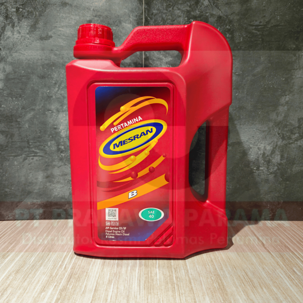 Pertamina Mesran B40 Diesel 4 Liter/1 Galon - Oli Mesin Mobil