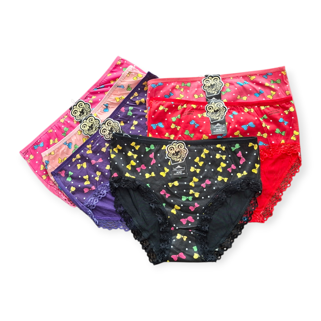 Celana dalam wanita cd renda motif sablon