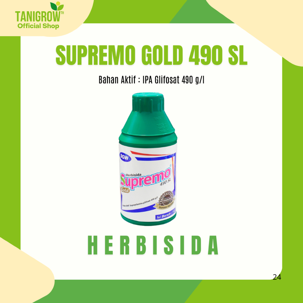 HERBISIDA SUPREMO GOLD 490 SL 1 LITER