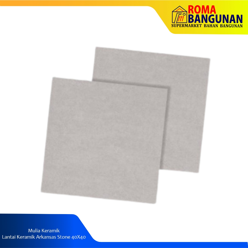 Mulia Keramik Lantai Keramik Arkansas Stone 40X40