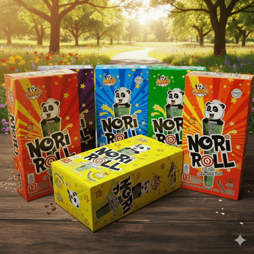 NORI ROLL 1 DUS ISI 6 BOX |NORI RUMPUT LAUT|SNACK RUMPUT LAUT