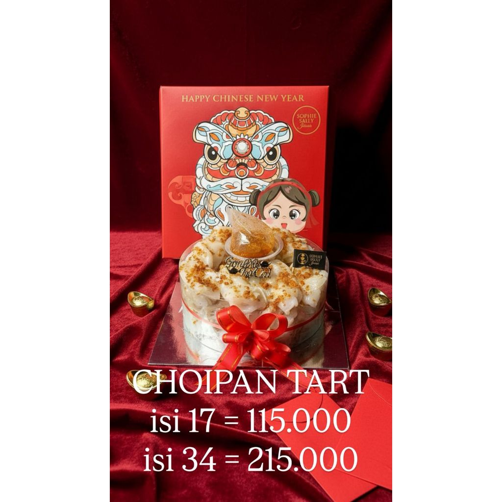 Choipan Tart Paket Hampers Imlek / CNY Edition - READY