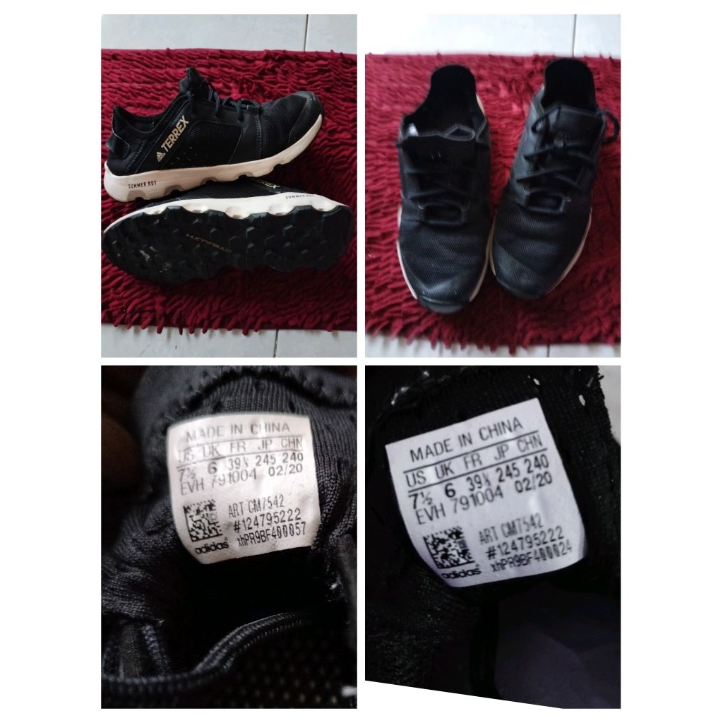 Sepatu Preloved Second Original Adidas Terrex Size 39