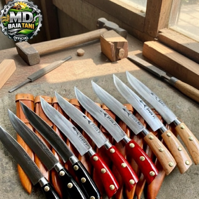 PISAU BAJA CAP GARPU ORIGINAL + SARUNG KULIT