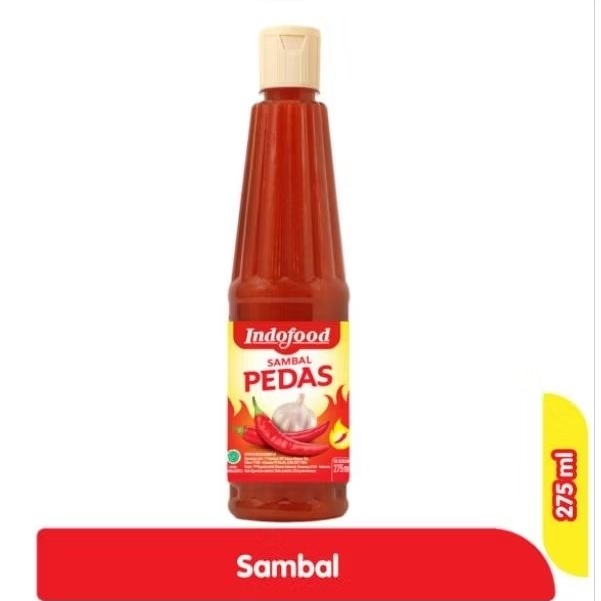 Indofood Sambal Pedas / Extra Pedas saos sambal pedas 275ml