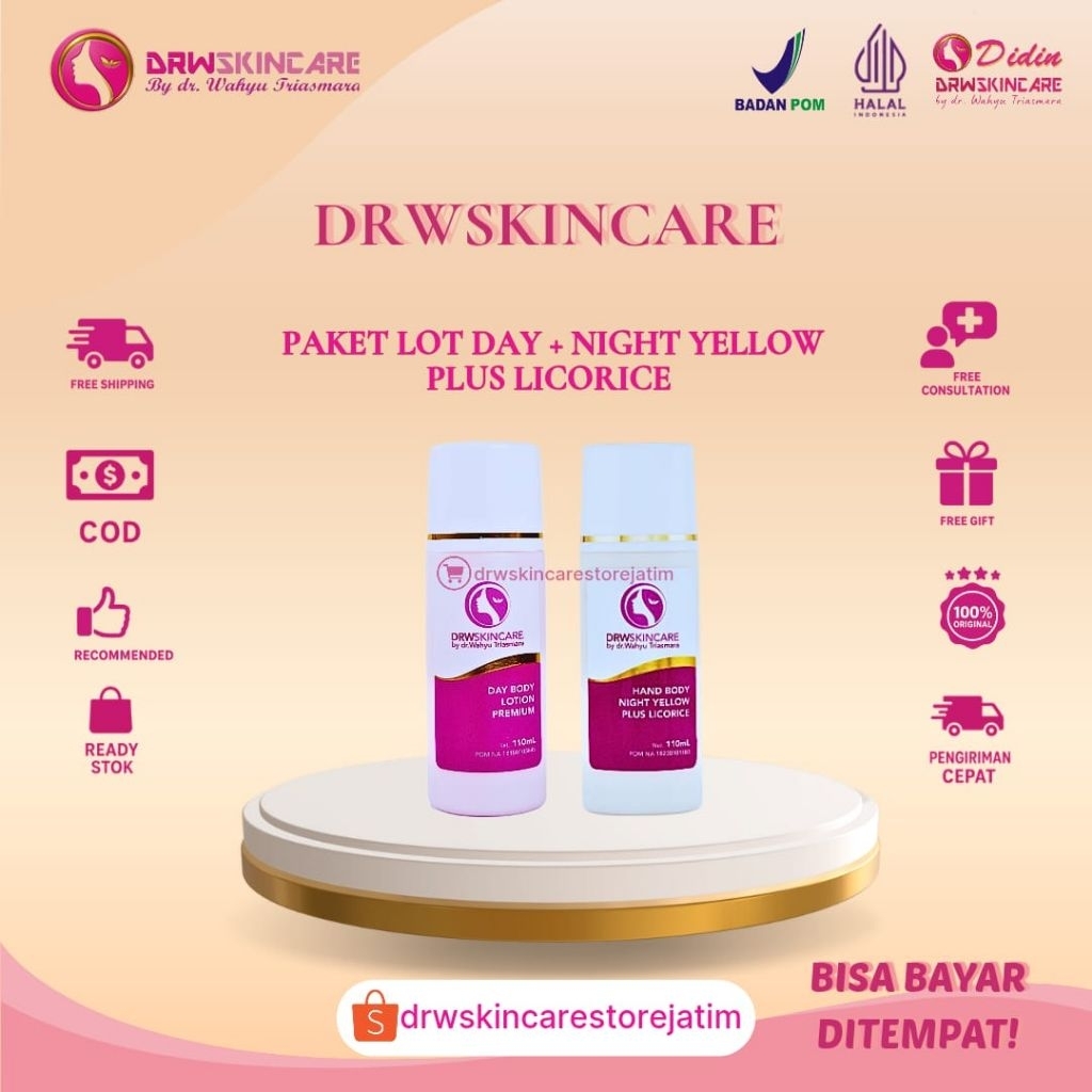 Paket Lotion Day+Night Licorice Drwskincare