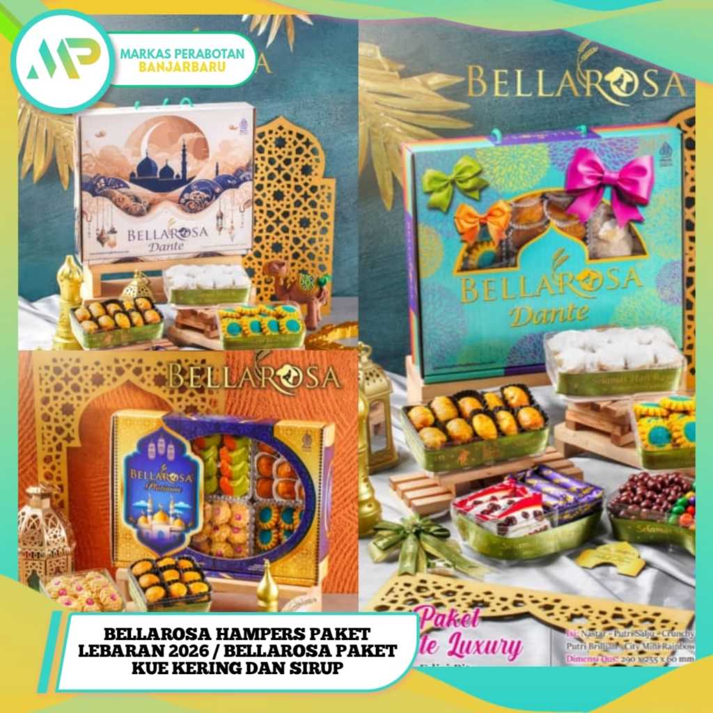 Paket Bellarosa Kue Kering Lebaran 2026 / Kue Lebaran Bellarosa EXP : 2027 / Hampers Kue Bellarosa