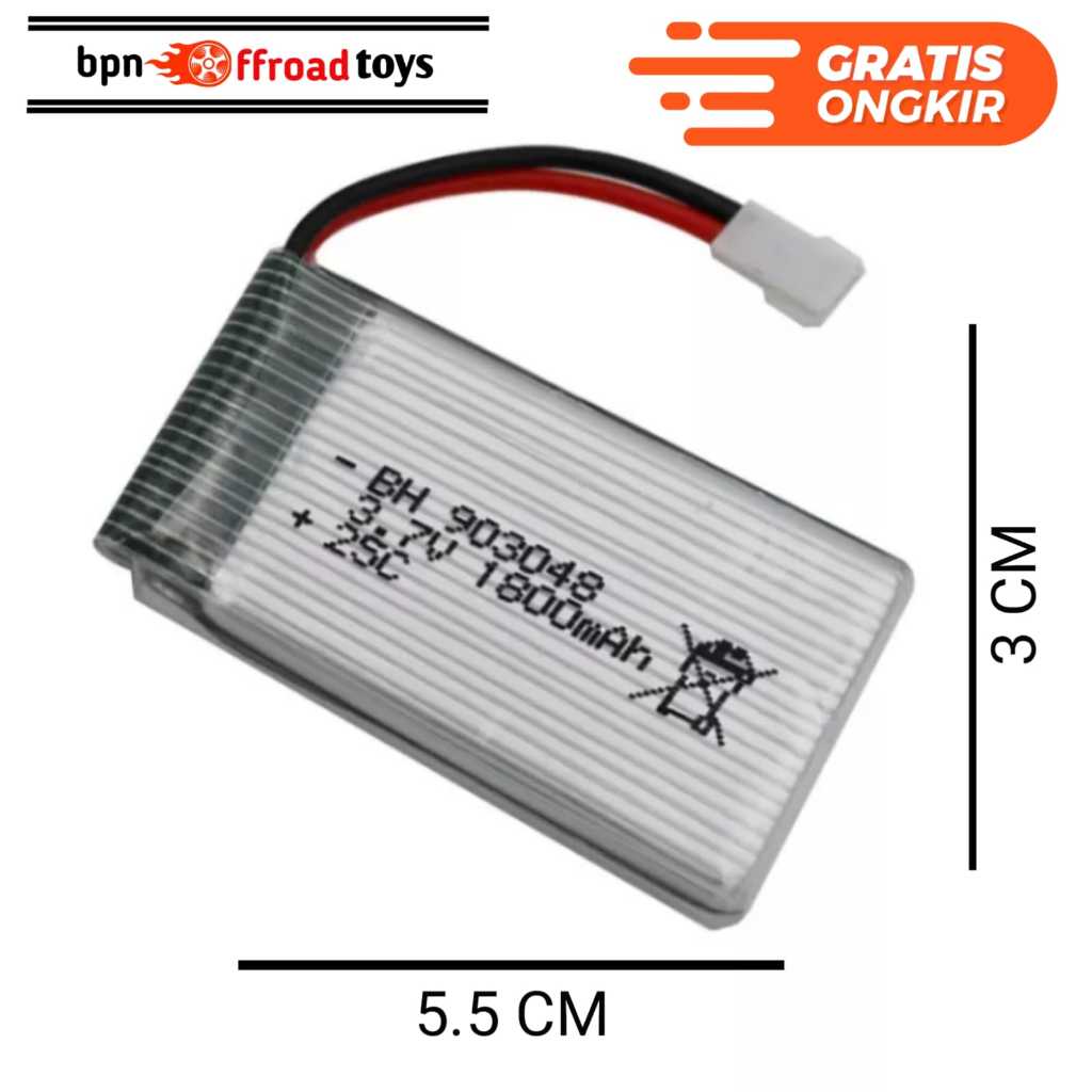 Baterai Cadangan Dan Charger Drone TXD 8S/HJRC/Syma/HJ14W/KY101/ 3.7V 750/2000/1800/500Mah USB CHAS 