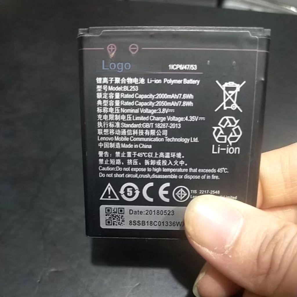 Baterai Batre Original Lenovo A1000 A2010 BL253