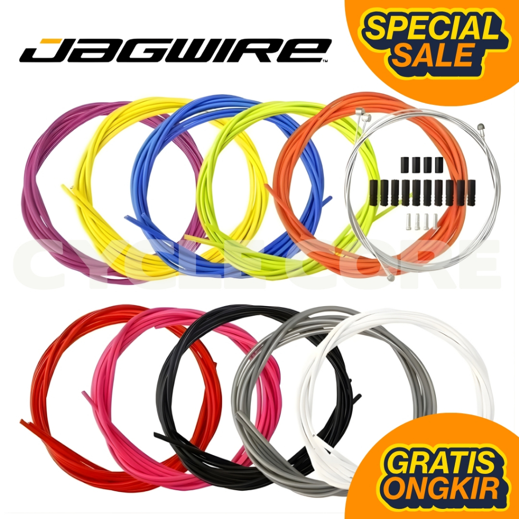 Kabel Set JAGWIRE Rem Shifter Cable Set Sepeda Lipat MTB Roadbike BMX Fixed Gear DLL