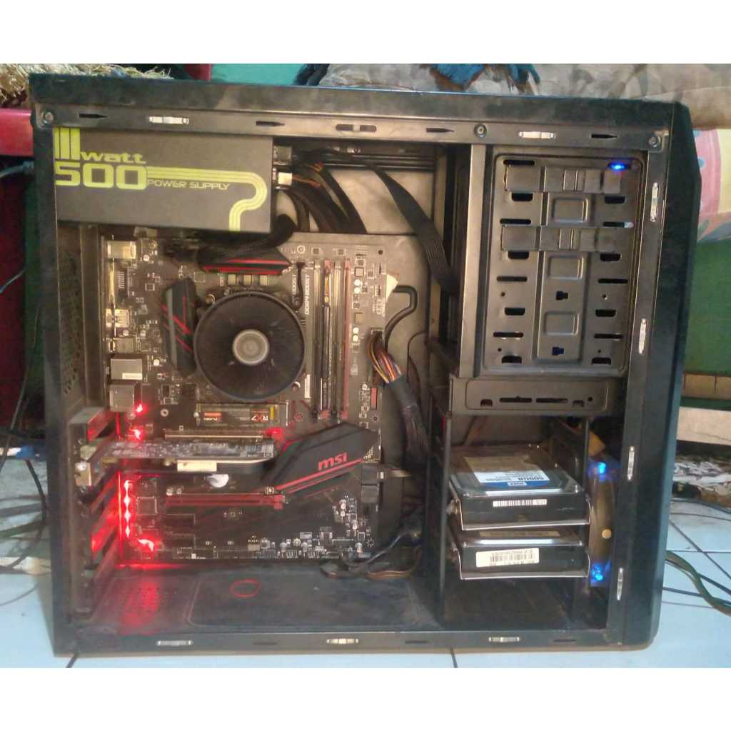 CPU core  i7  gen 8 seri 8700T  Motherbord MSI B-360 Gaming Plus