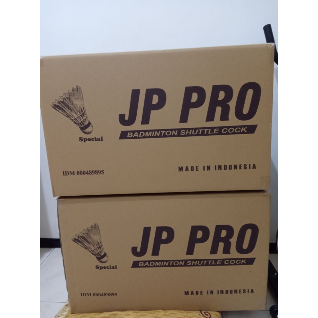 1 Dus JP Gold kok badminton bulu tangkis original murah