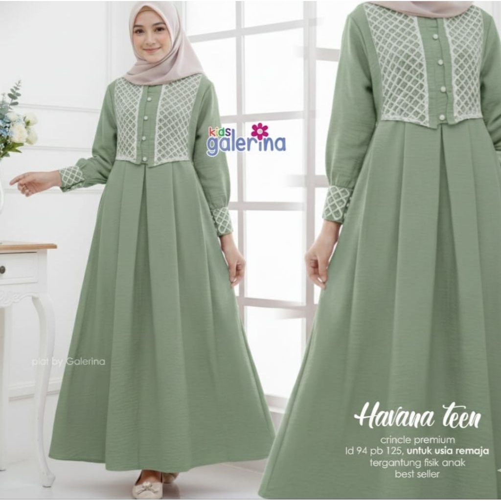 HAVANA DRESS TEEN BY SAGA GALERINA ORIGINAL TERMURAH