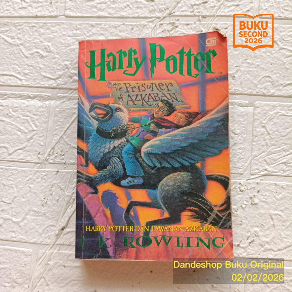 HARRY POTTER and The Prisoner Of Azkaban (dan Tawanan)  - Novel Bekas Preloved