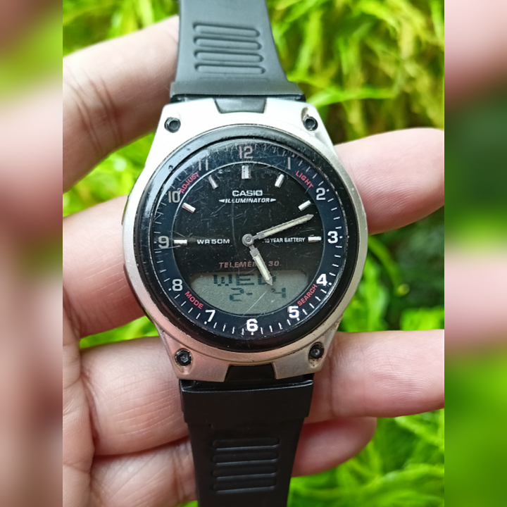 CASIO AW-80 Sporty Anadigi Watch Original Second | Jam Tangan Pria Sporty Outdoor