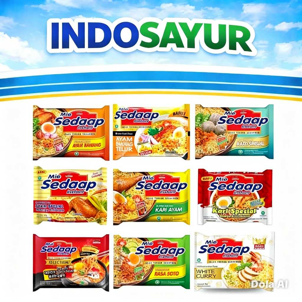 Mie Sedaap / mie sedap Instant / sedap mie instan all varian