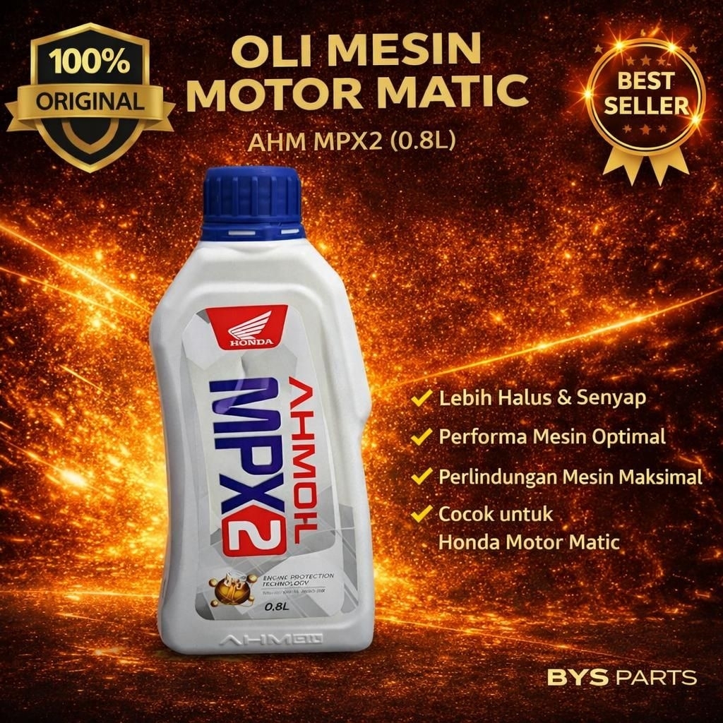 Oli MPX 2 Matic SAE 10W-30 Original | Oli Motor Matic