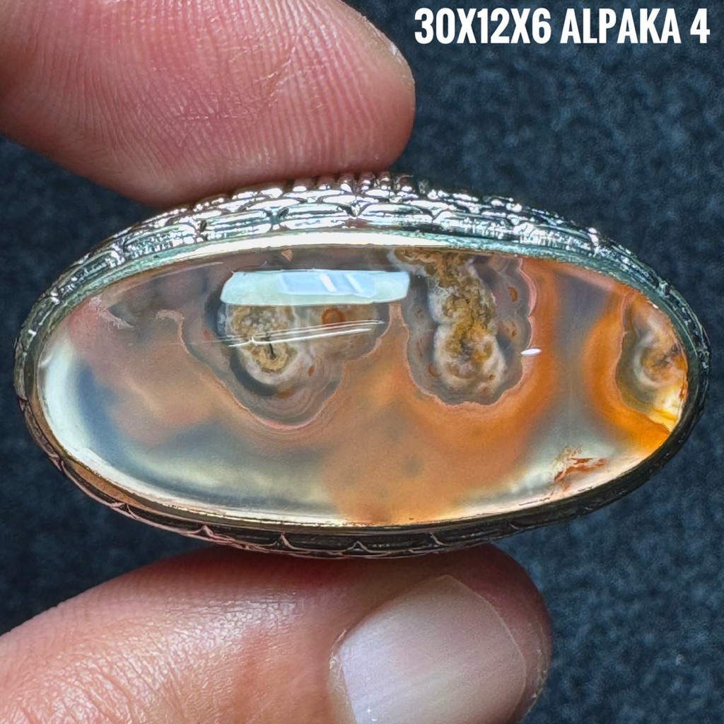 Cincin Batu Akik Natural Lafadz Allah