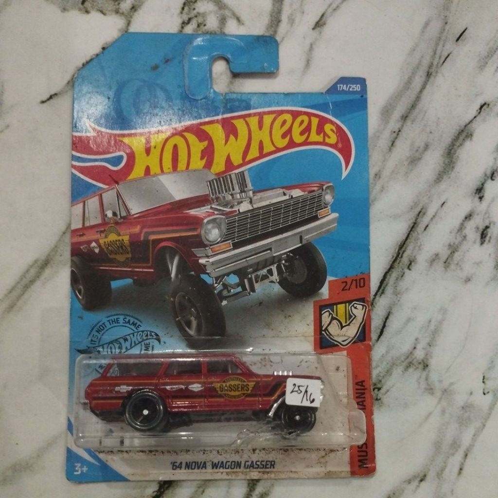 Sale Hotwheels 64 Nova Wagon Gasser ANGGAP LOOSE