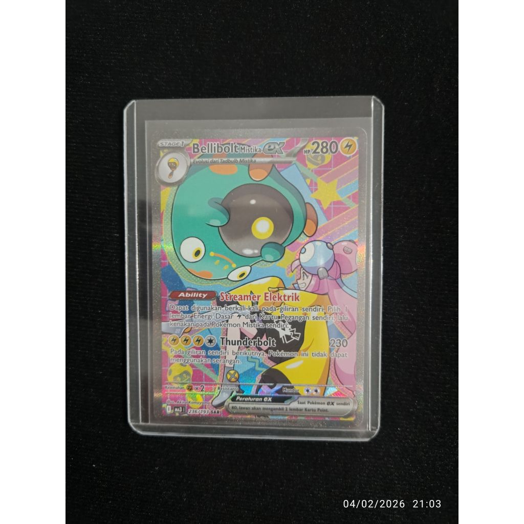 Bellibolt Mistika EX SAR 236/193 MA3 Pack Mega Impian EX