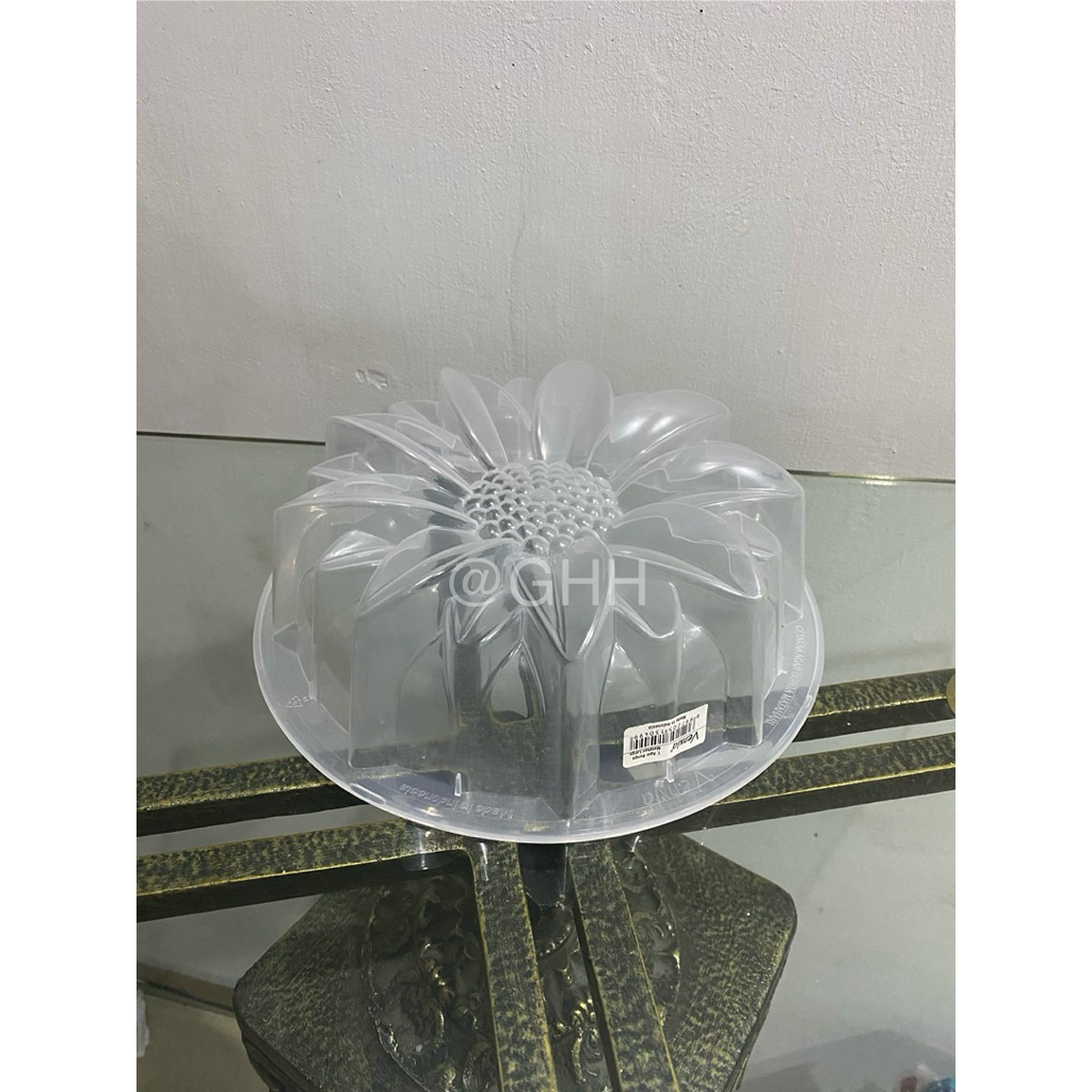 Cetakan agar bunga matahari BESAR / loyang agar plastik / cetakan puding bunga matahari sunflower