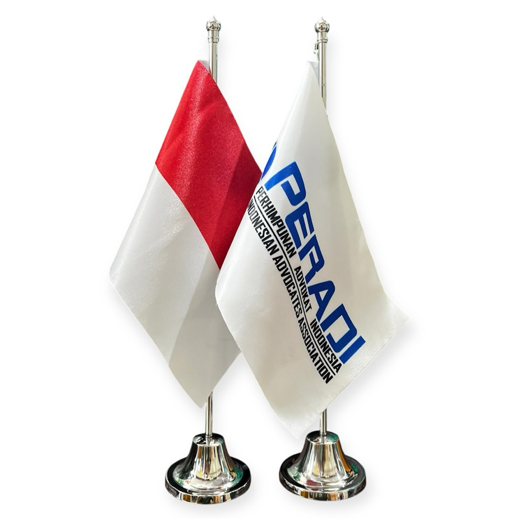 Lancar Jaya Advertising Ready Tiang Bendera Meja Stainles | Tiang Bendera Meja Kantor | Tiang Bender