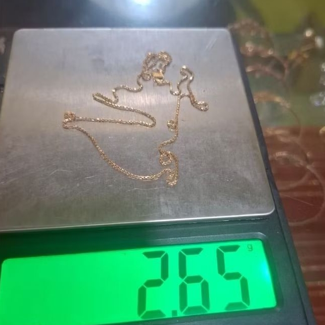 kalung emas 22k - kadar 700% - harga discont