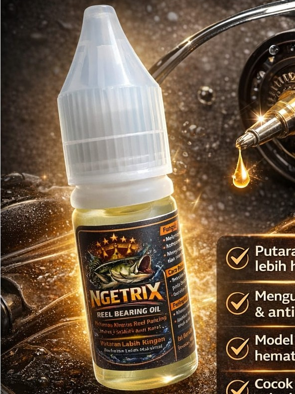 NGETRIX PELUMAS REEL BEARING - REEL BEARING OIL