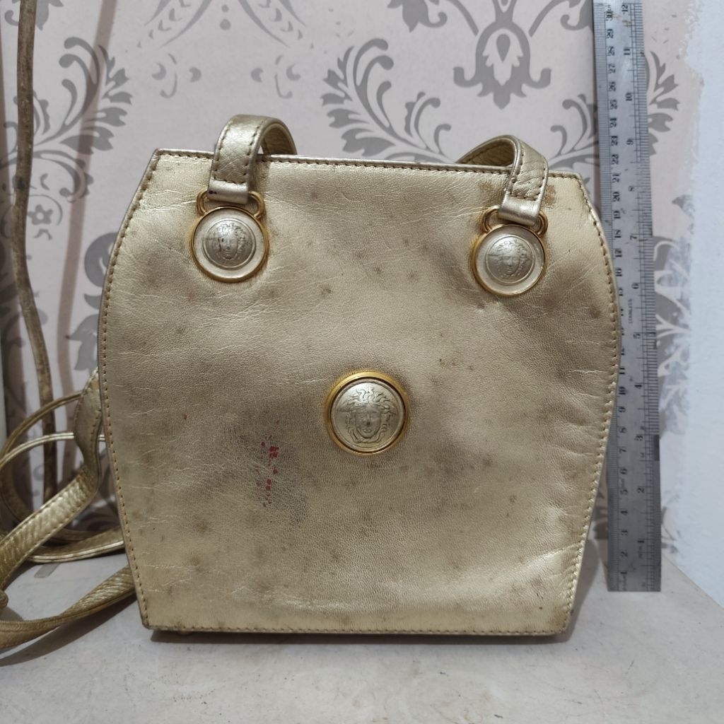 Tas Bahu Versace gold preloved