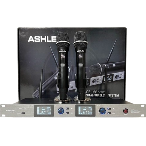 MICROPHONE WIRELESS ASHLEY MCR 168  PROFESSIONAL ORIGINAL