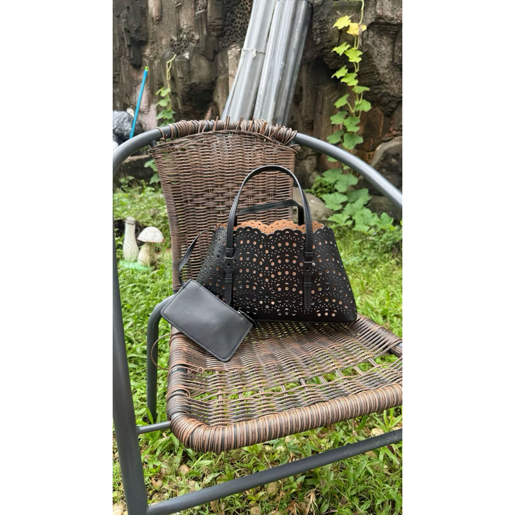 Alaia Mina 25 East West Tote Bag - Preloved