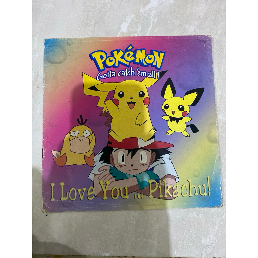 BUKU MEWARNAI POKEMON I LOVE YOU PIKACHU